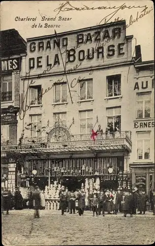 Ak Charleroi Wallonien Hennegau, Grand Bazar de la Bourse