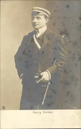 Ak Schauspieler Harry Walden, Portrait