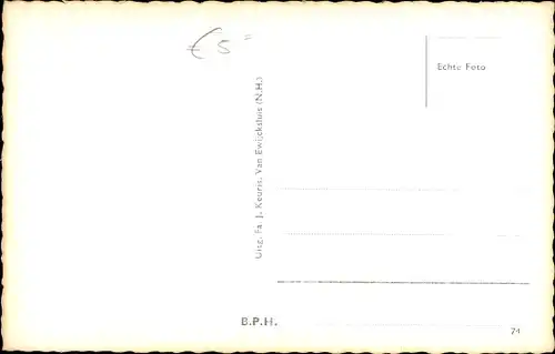 Ak Van Ewijcksluis Nordholland, Algemeen Zicht