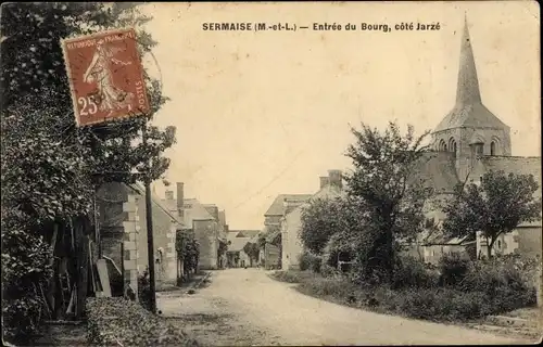 Ak Sermaise Maine et Loire, Entree du Bourg