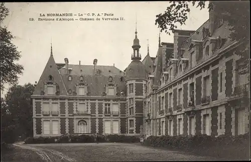 Ak Condé sur Sarthe Orne, Château de Vervaine II