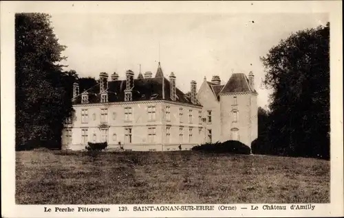 Ak Saint Agnan sur Erre Orne, Le Chateau d'Amilly