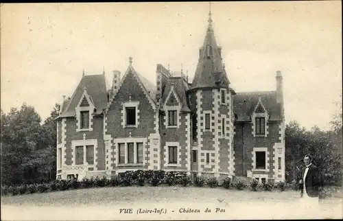 Ak Vue Loire Atlantique, Chateau du Pas