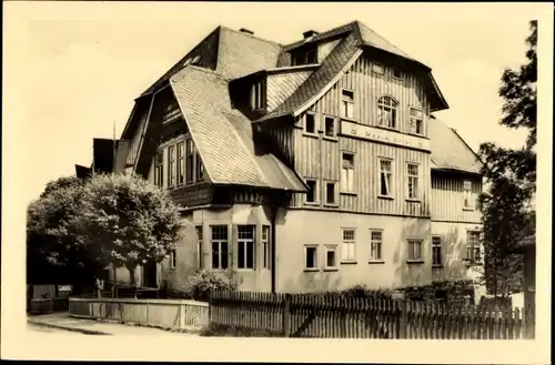 Ak Oberhof in Thüringen, FDGB Feriendienst, Ferienheim Maxim Gorki