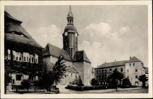 Ak Bad Lausick in Sachsen, Hauptstraße