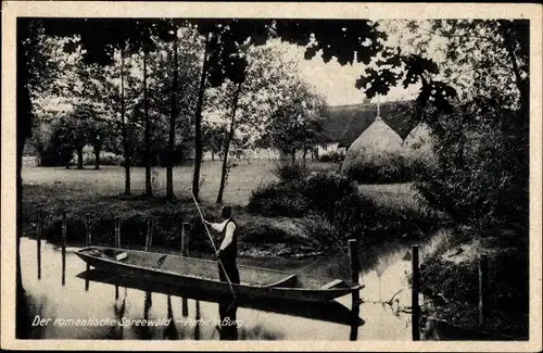 Ak Burg Spreewald, Kahnpartie