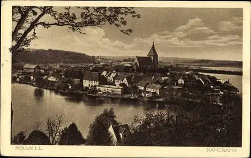 Ak Mölln im Herzogtum Lauenburg, Panorama