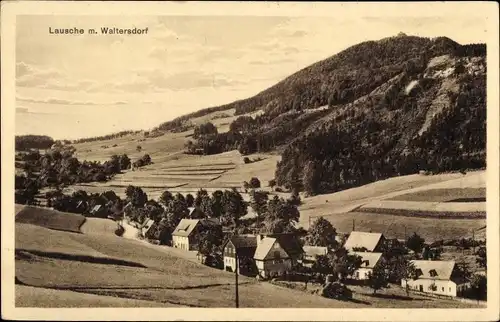 Ak Waltersdorf Großschönau Oberlausitz, Lausche, Gesamtansicht