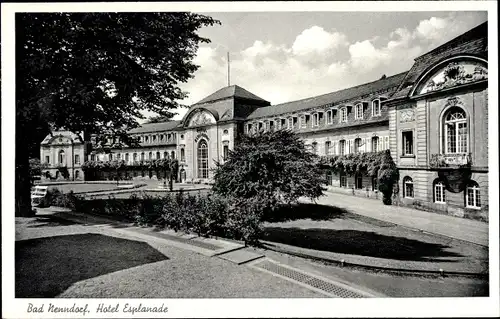 Ak Bad Nenndorf an der Weser, Hotel Esplanade