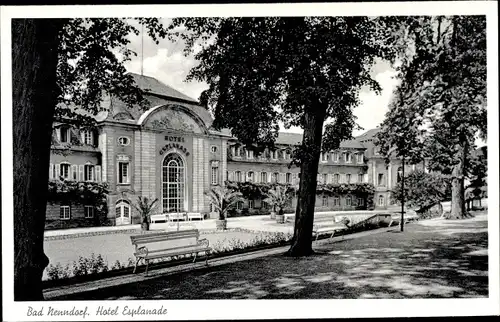 Ak Bad Nenndorf an der Weser, Hotel Esplanade