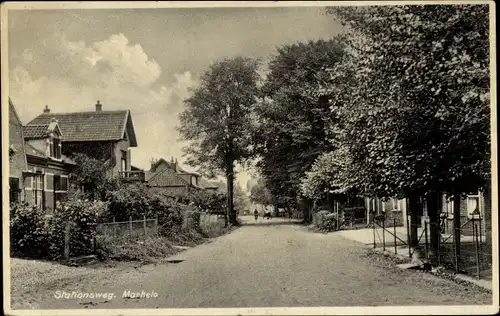 Ak Markelo Overijssel, Stationsweg