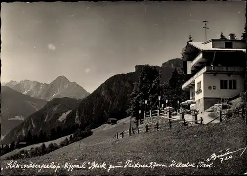 Ak Hippach Schwendberg in Tirol, Gasthof-Pension Schwendbergerhof