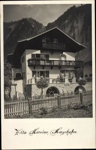 Ak Mayrhofen im Zillertal Tirol, Villa Moroder