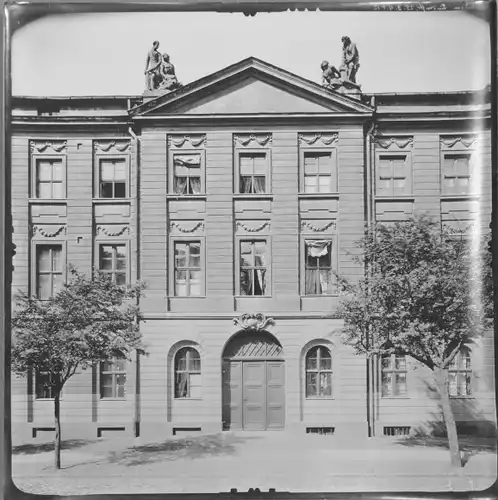 Foto Potsdam, 1912, Albrecht Meydenbauer, Lindenstraße 25, Fassade, Mittelteil, Photogrammetrie