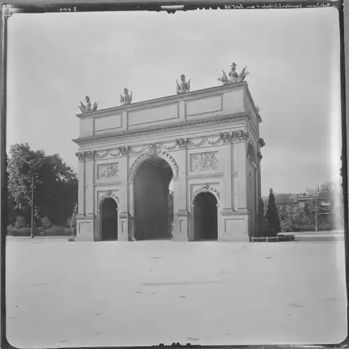 Foto Potsdam, 1912, Albrecht Meydenbauer, Brandenburger Tor, Nordost, Mittelteil, Photogrammetrie