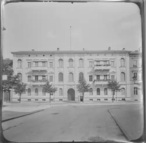 Foto Potsdam, 1912, Albrecht Meydenbauer, Waisenstraße 47, Häuserfassade, Photogrammetrie