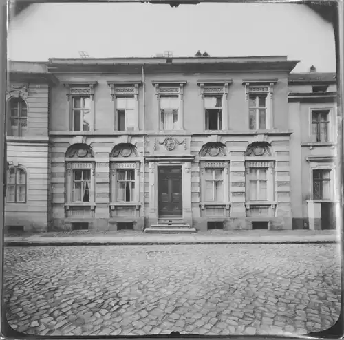 Foto Potsdam, 1912, Albrecht Meydenbauer, Ebräerstraße 9, Häuserfassade, Photogrammetrie