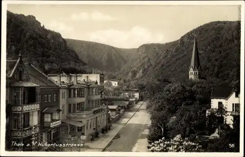 Ak Thale im Harz, Hubertusstraße