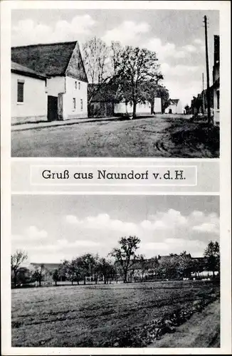 Ak Naundorf vor der Haide in Anhalt, Ortsansichten