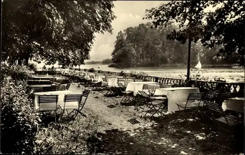 Ak Egsdorf Teupitz Kr. Königs Wusterhausen, Tornows Idyll Terrasse am See