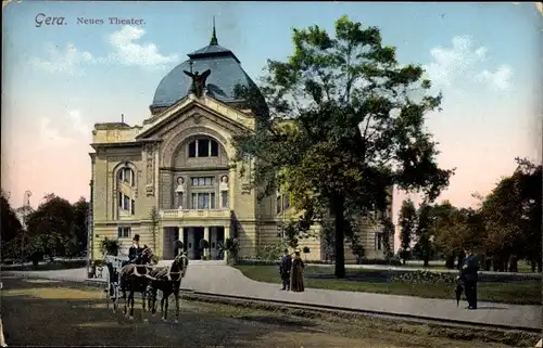 Ak Gera in Thüringen, Neues Theater