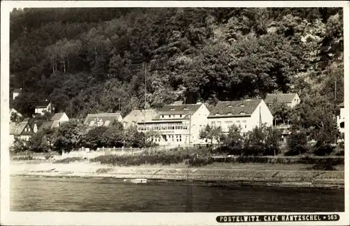 Ak Postelwitz Bad Schandau Sächsische Schweiz, Cafe Häntzschel