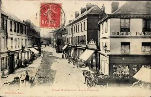 Ak Livarot Calvados, Rue de Vimoutiers