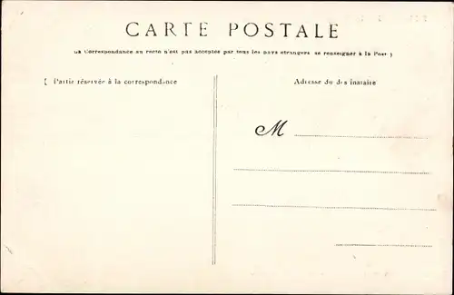 Ak Doullens Somme, Le Palais de Justice, La Poste