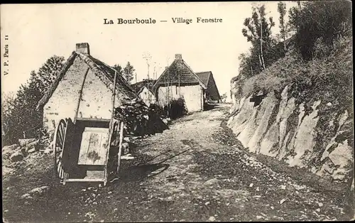 Ak La Bourboule Puy-de-Dôme, Village Fenestre