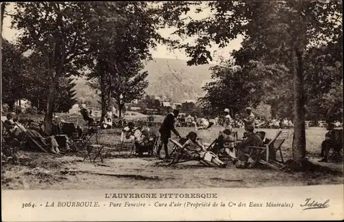 Ak La Bourboule Puy-de-Dôme, Parc Fenestre, Cure d'air