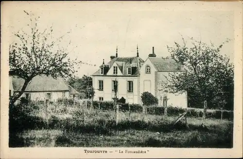 Ak Tourouvre Orne, La Foncaudiere