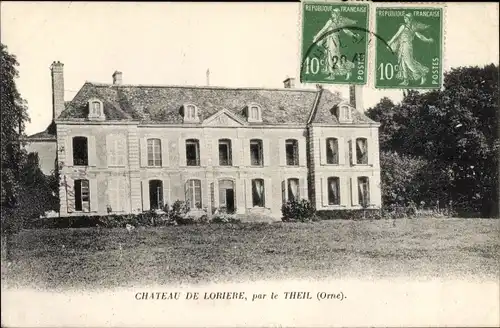 Ak Le Theil Orne, Chateau de Loriere