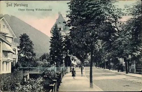 Ak Bad Harzburg am Harz, Obere Herzog Wilhelmstraße