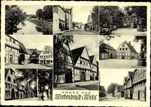 Ak Wiedenbrück in Westfalen, Dorfansichten