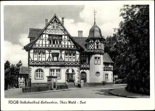 Ak Bad Liebenstein im Thüringer Wald, Post