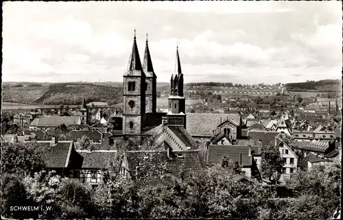 Ak Schwelm in Westfalen, Blick auf den Ort, Kirche