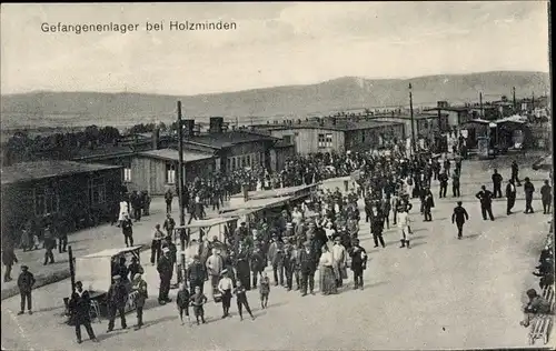 Ak Holzminden in Niedersachsen, Kriegsgefangenenlager