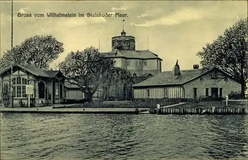 Ak Steinhude Wunstorf in Niedersachsen, Festung Wilhelmstein im Steinhuder Meer