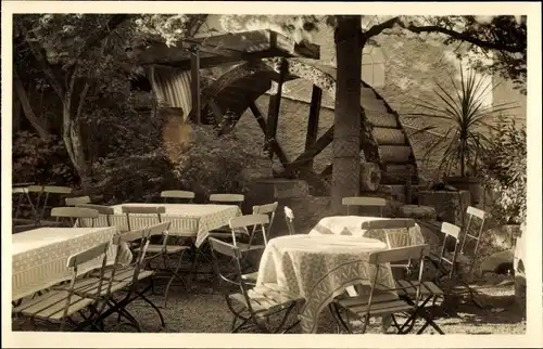 Ak Zell Bensheim an der Bergstraße Hessen, Vetters Mühle, Wassermühle, Bes. Gg. Tempel