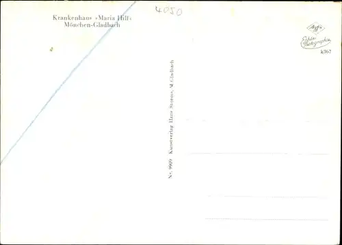 Ak Mönchengladbach am Niederrhein, Krankenhaus Maria Hilf