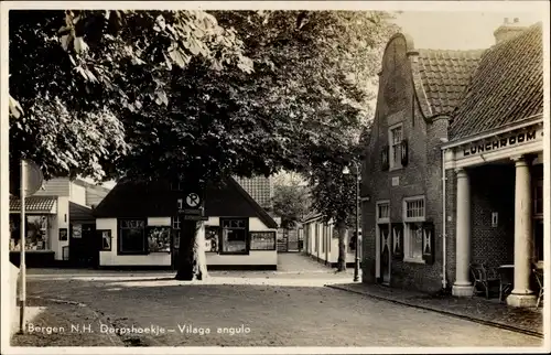 Ak Bergen Nordholland Niederlande, Dorpshoekje, Vilaga angula