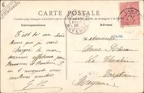 Ak Langrune sur Mer Calvados, Rue de la Mer