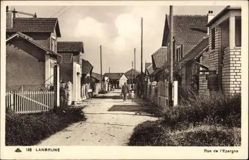 Ak Langrune Calvados, Rue de l'Epargne