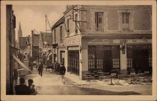 Ak Langrune Calvados, La Rue de la Mer