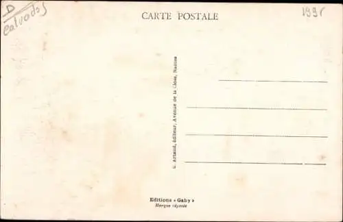 Ak Langrune sur Mer Calvados, Rue de Saint Aubin