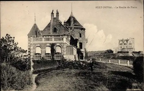 Ak Ault Onival Somme, Le Moulin de Pierre