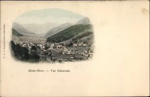 Ak Le Mont Dore Puy de Dôme, Vue Generale