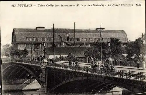 Ak Puteaux Hauts de Seine, Usine Cotty, Le Jouet Francais