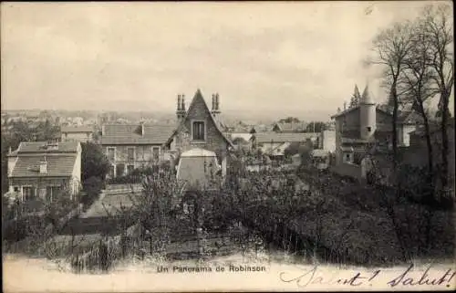 Ak Robinson Hauts-de-Seine, Un Panorama