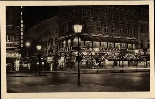 Ak Berlin Mitte, Unter den Linden, Konditorei Cafe Kranzler